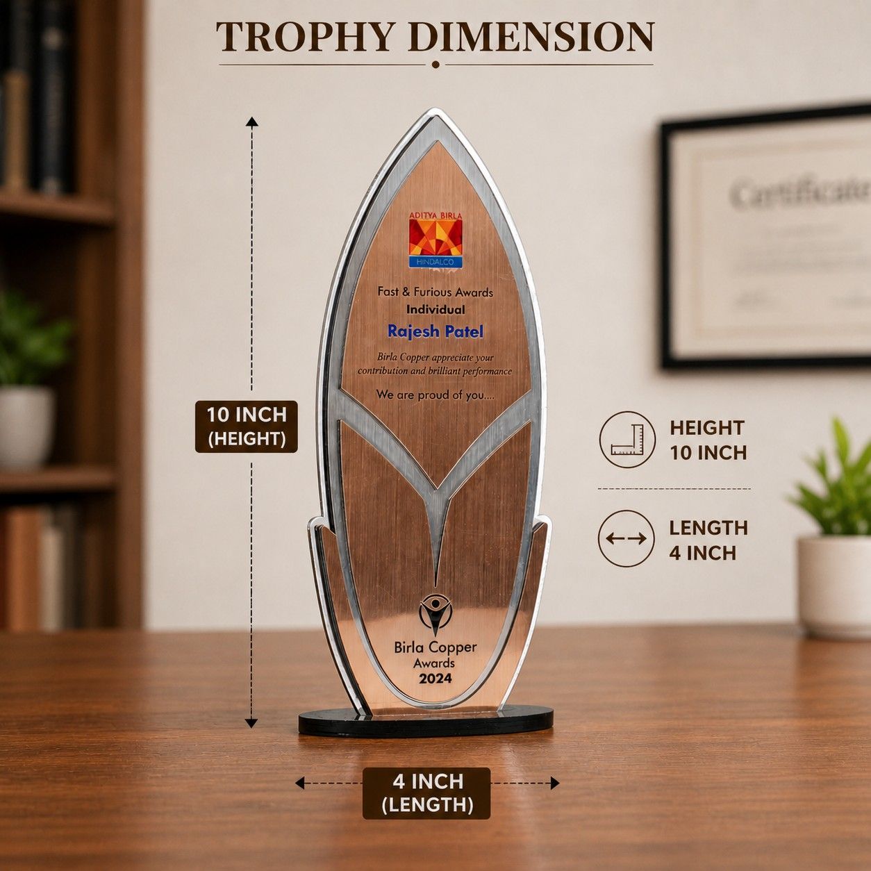 Acrylic trophy thumbnail 3
