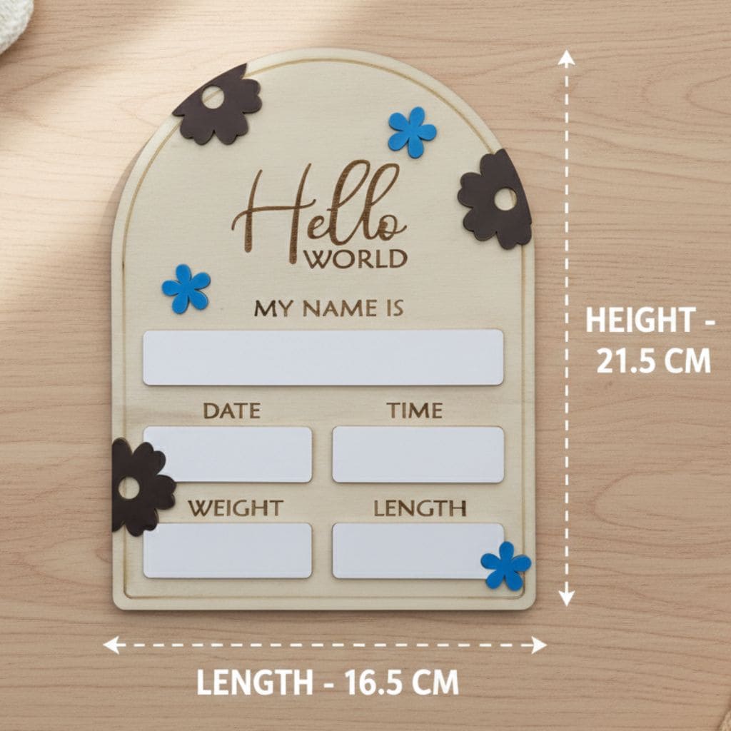 Photo Posing Props Baby Birth Announcement Board thumbnail 2