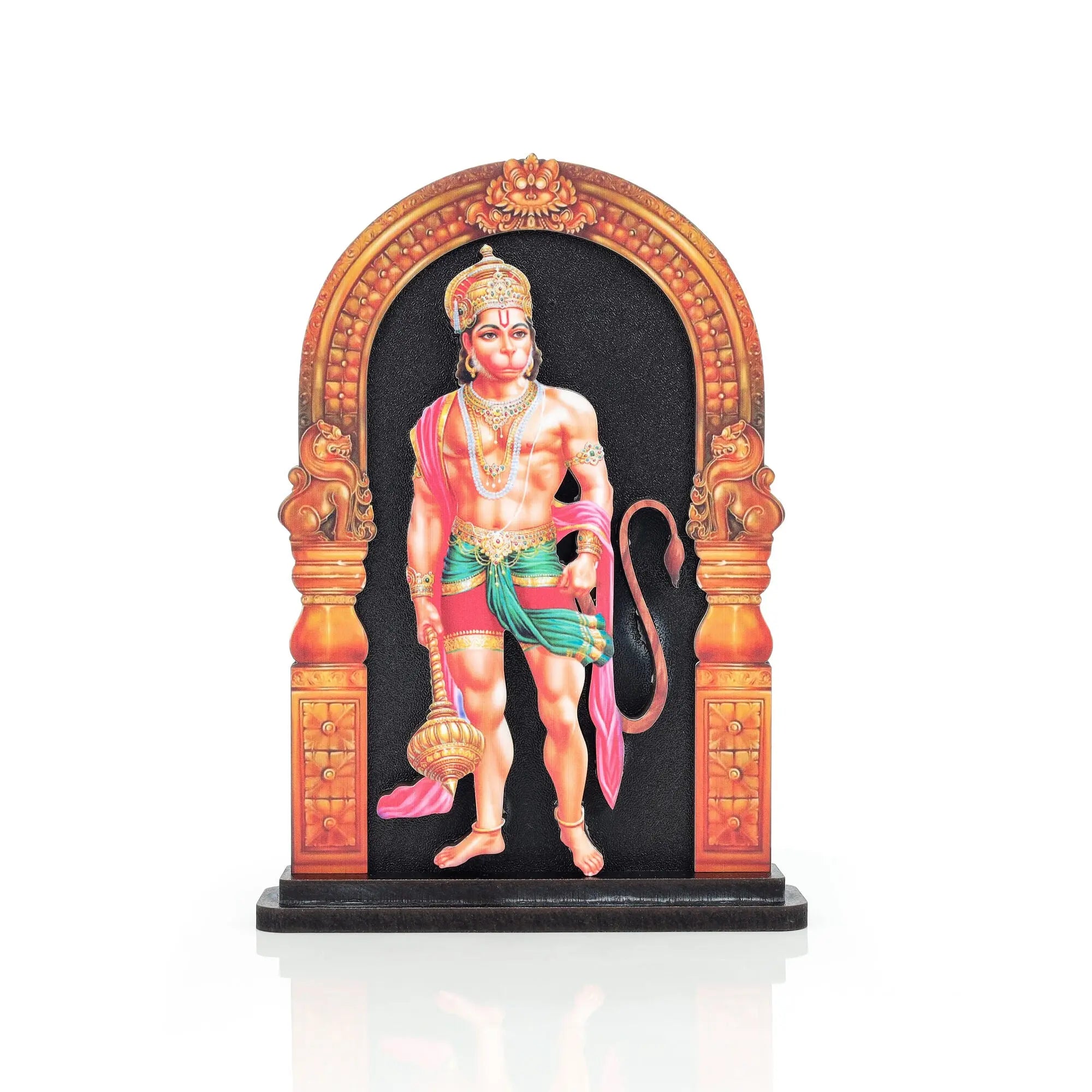 Divine Cultural Wooden 3D Statue Perfect for Pooja Room Home Decore… thumbnail 4