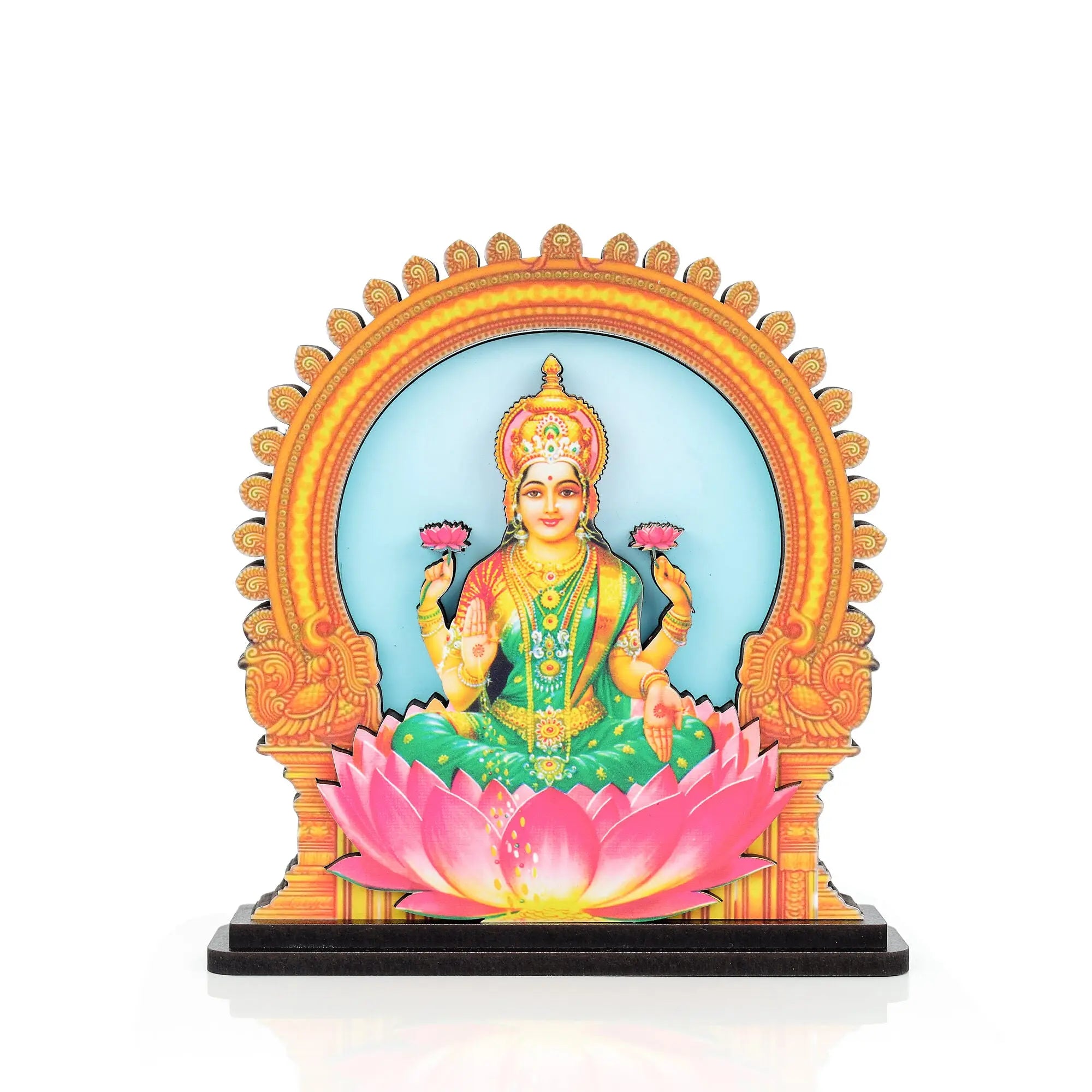 Divine Cultural Wooden 3D Statue Perfect for Pooja Room Home Decore… thumbnail 3