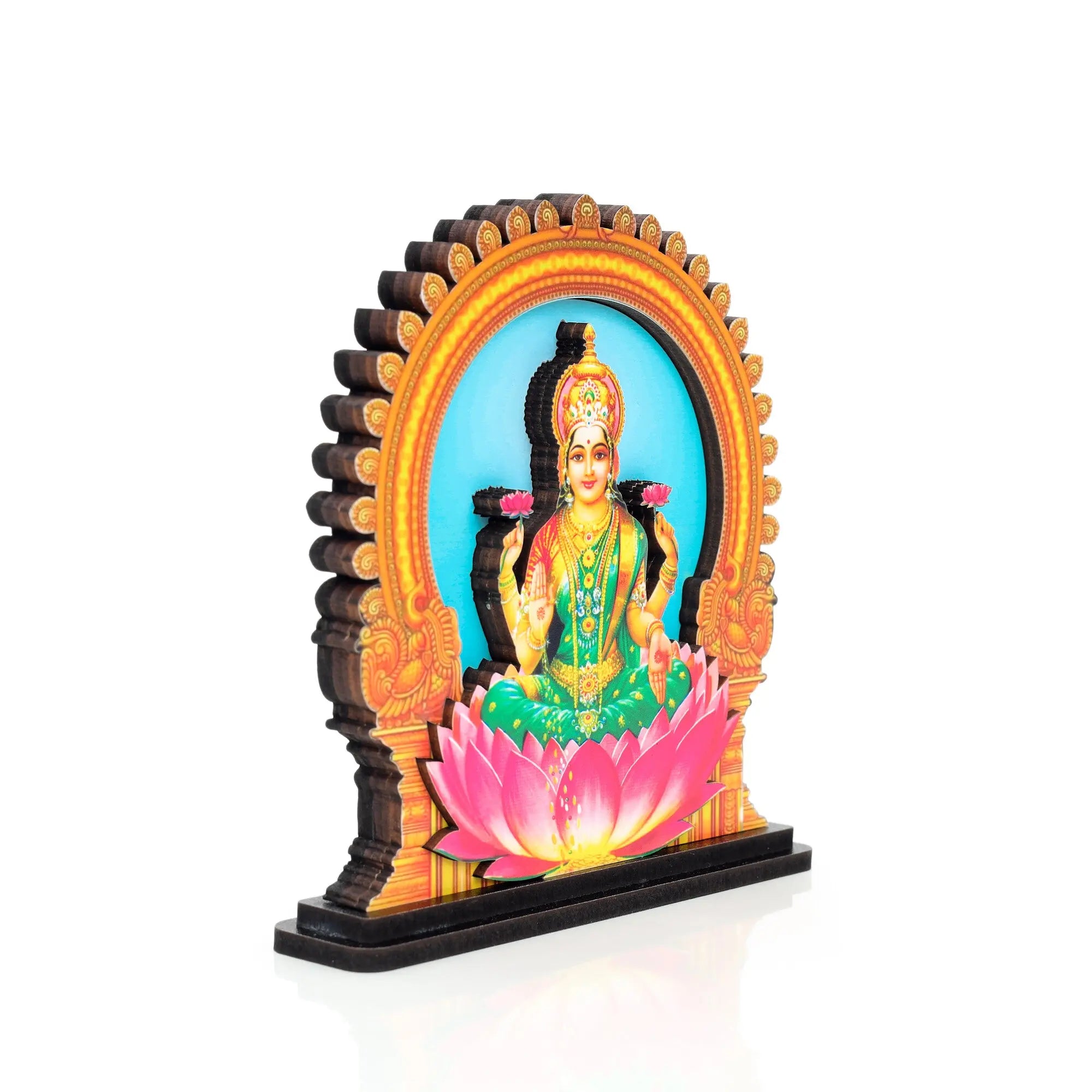 Divine Cultural Wooden 3D Statue Perfect for Pooja Room Home Decore… thumbnail 4