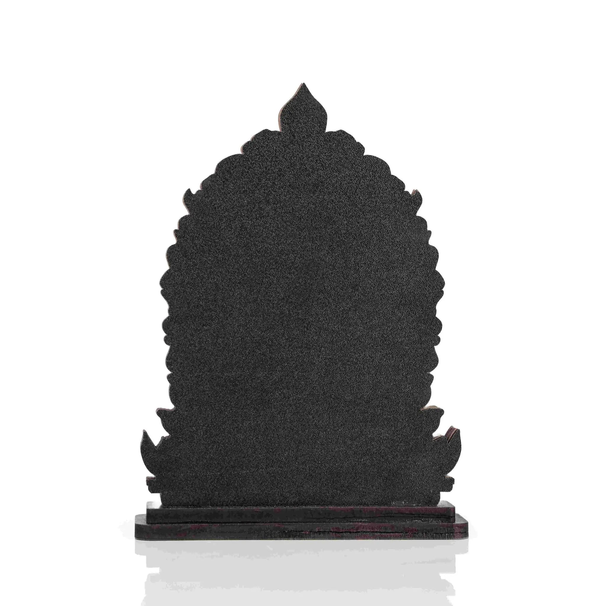 Handcrafted 3D Wooden Lord Buddha Statue - 5 inch Decorative Buddha… thumbnail 4