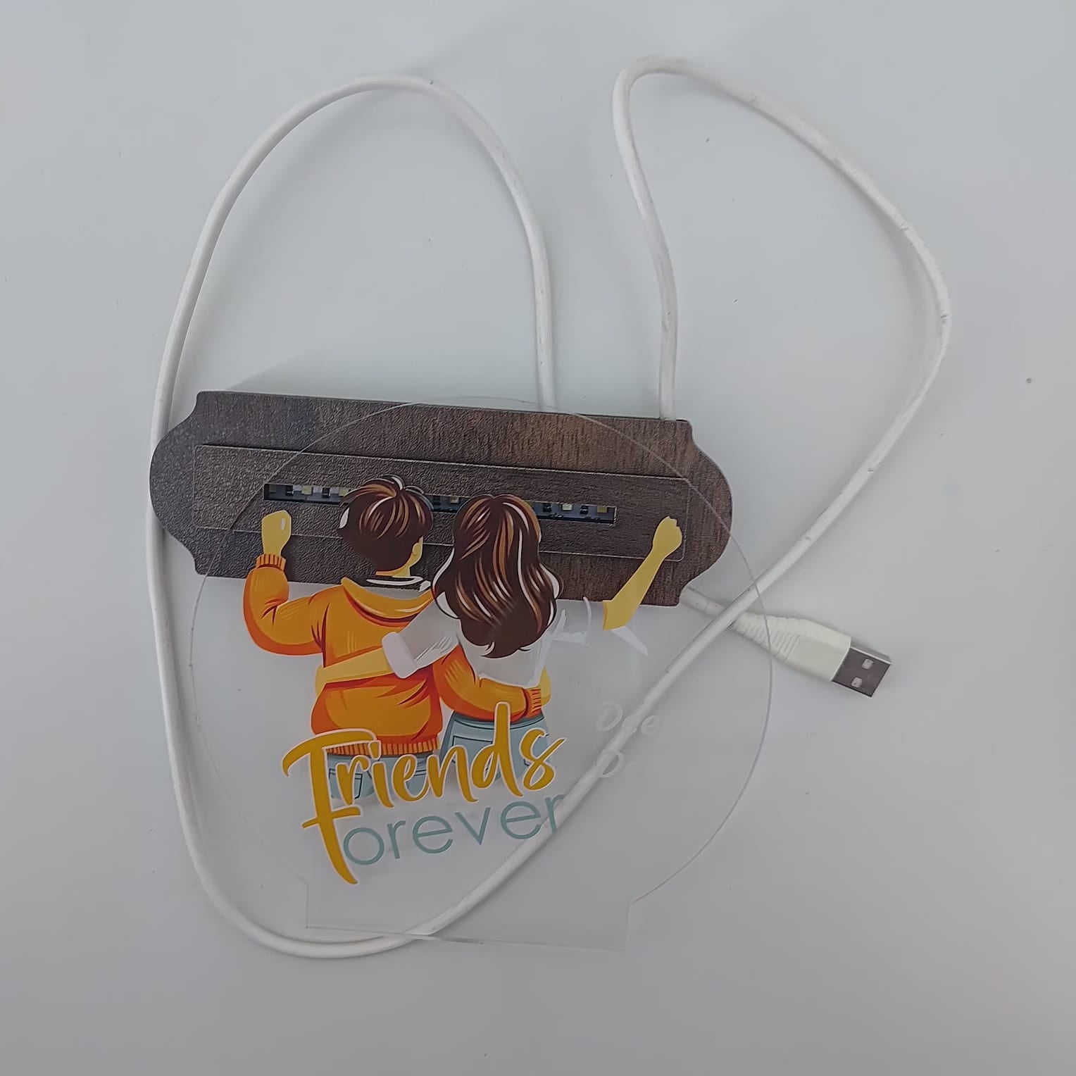 LASER ART Customized LED Acrylic Night Lamp for Friends thumbnail 4
