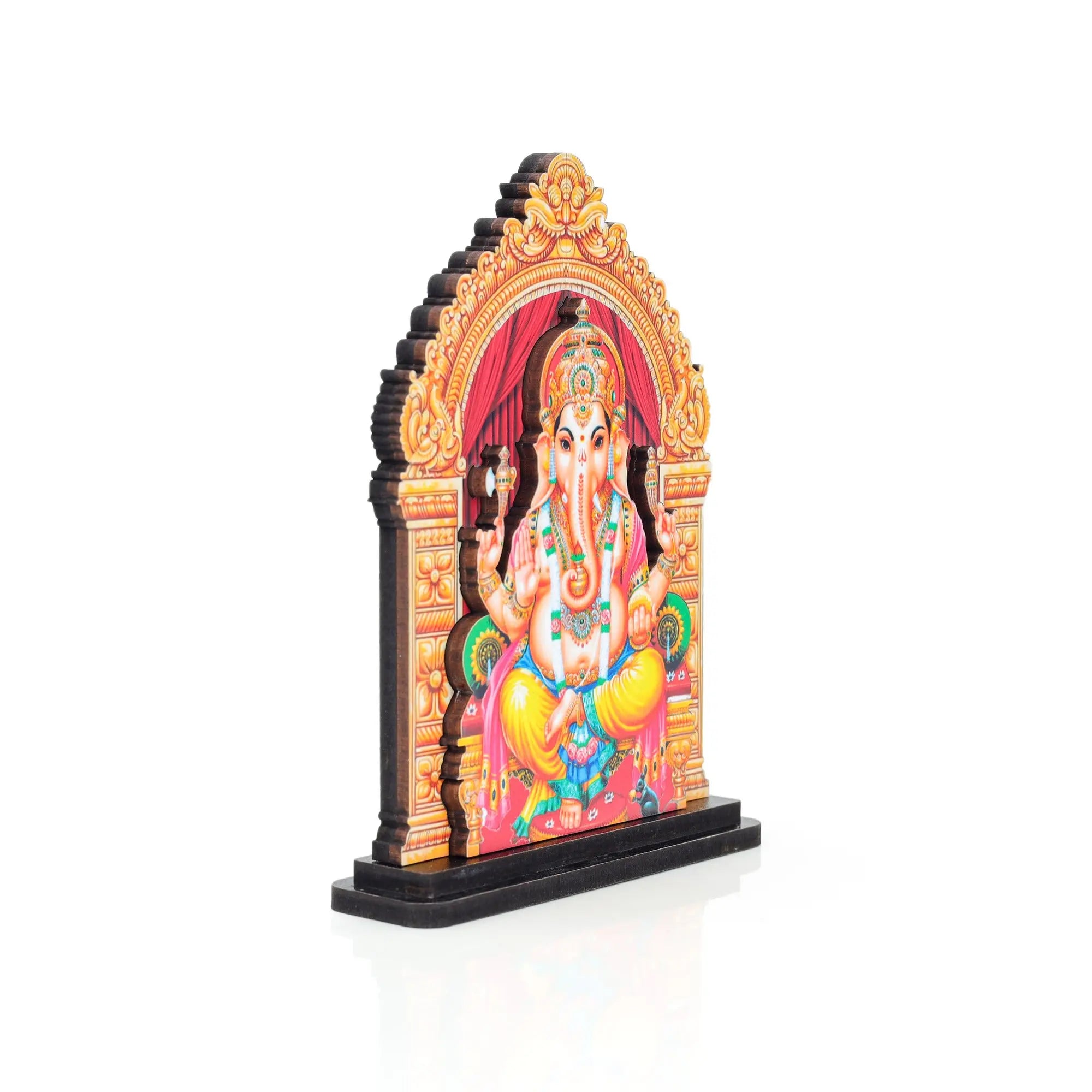 LASER ART Divine Cultural Wooden 3D Statue Perfect for Pooja Room Home… thumbnail 4