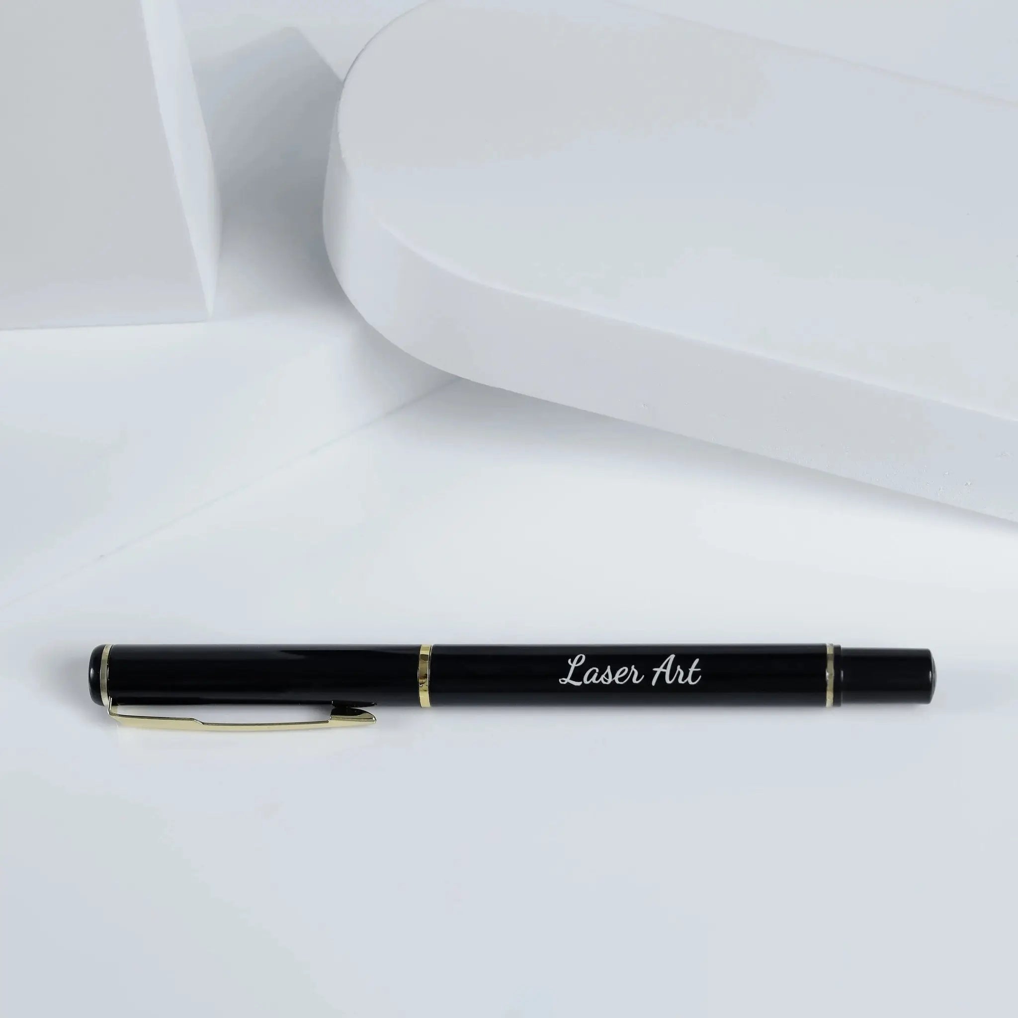 Personalized Black Pen with Gold Trim - A Sophisticated Writing… thumbnail 2