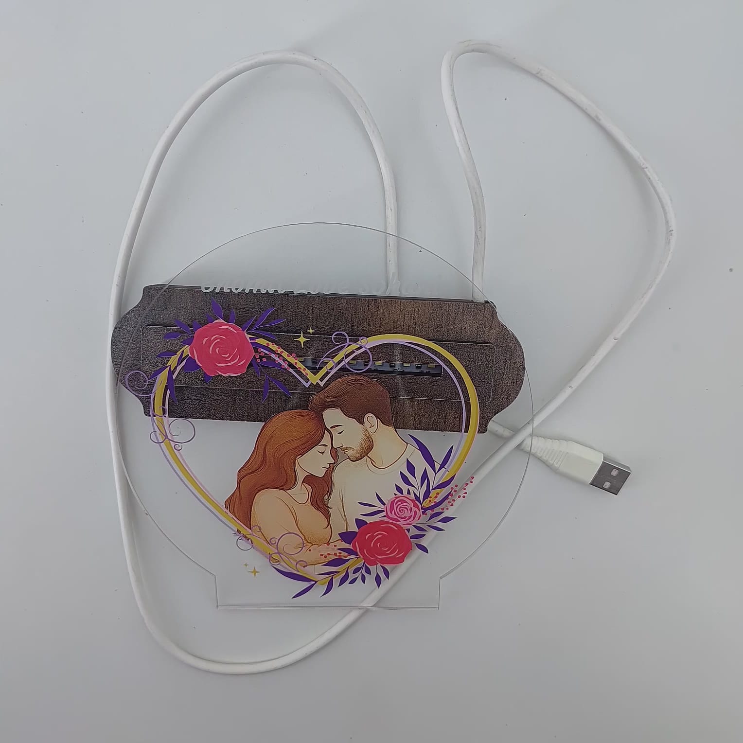 Personalized Couple LED Night Lamp thumbnail 5