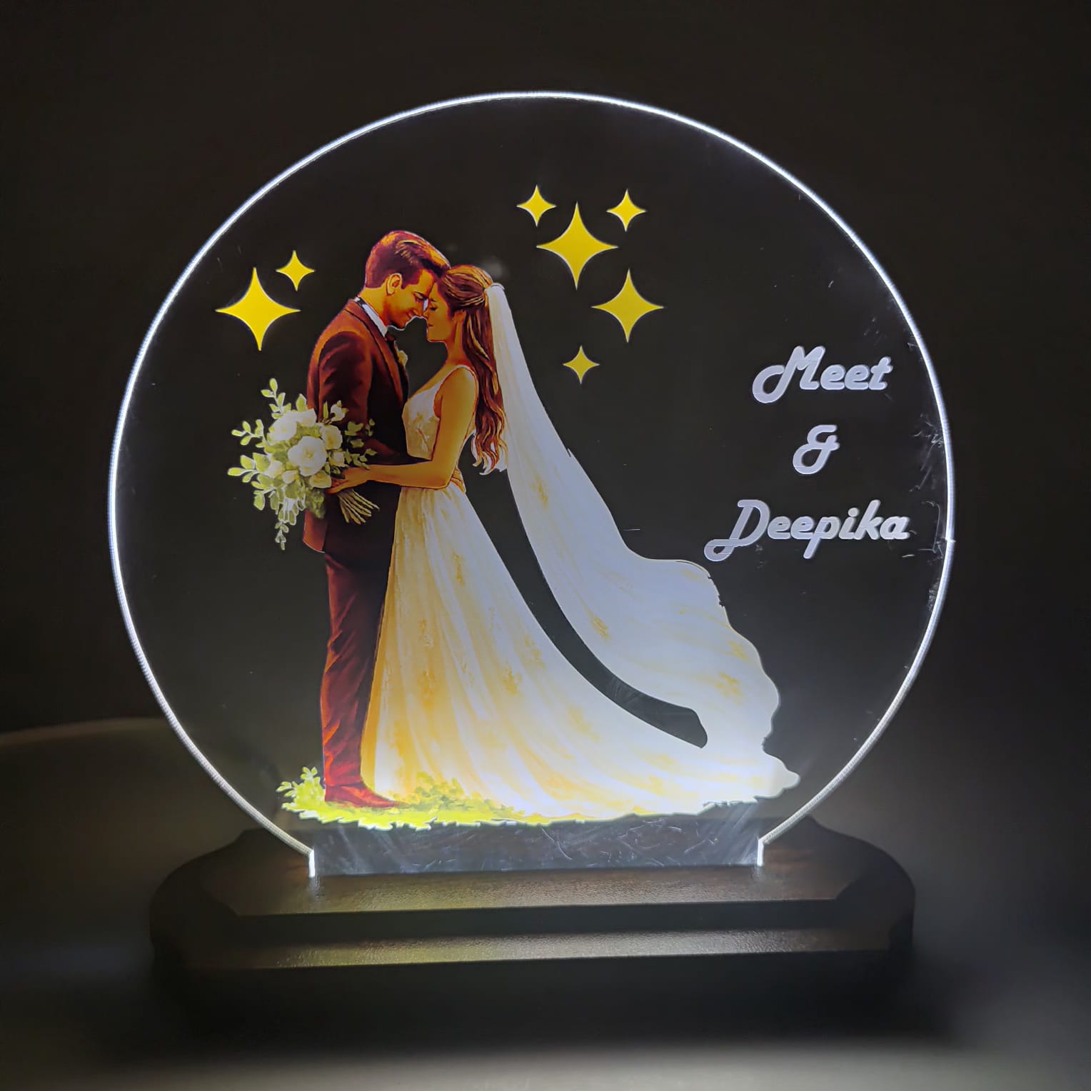 LASER ART Personalized Wedding Gift thumbnail 2