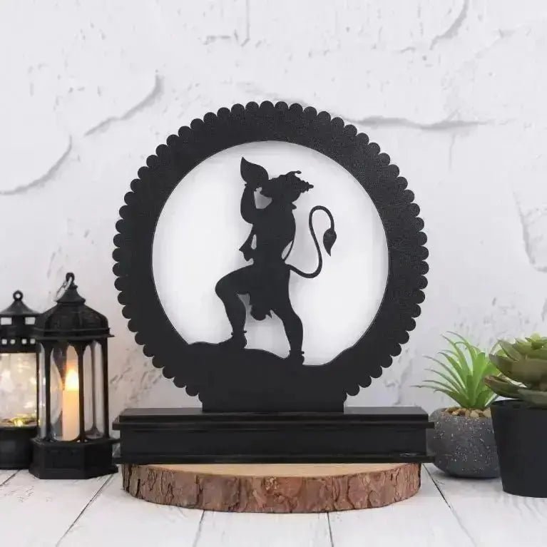 Lord Hanuman Backlit LED Lamp thumbnail 2