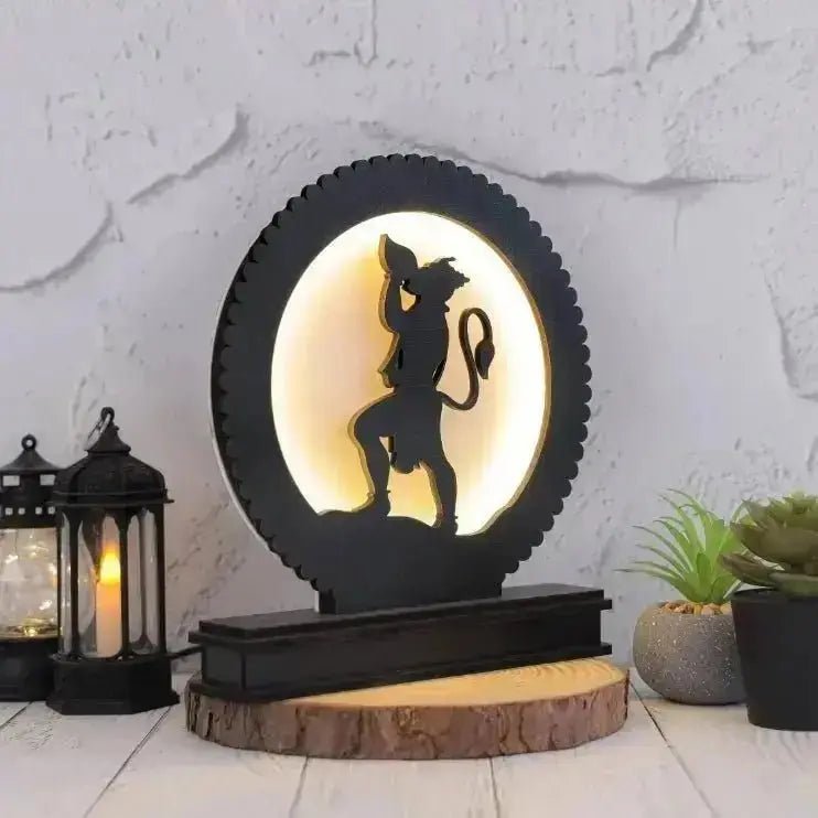 Lord Hanuman Backlit LED Lamp thumbnail 3