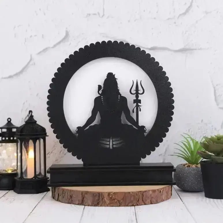 Lord Shiva Backlit LED Lamp thumbnail 2