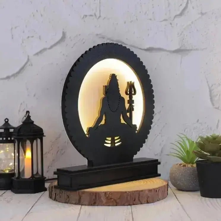 Lord Shiva Backlit LED Lamp thumbnail 3