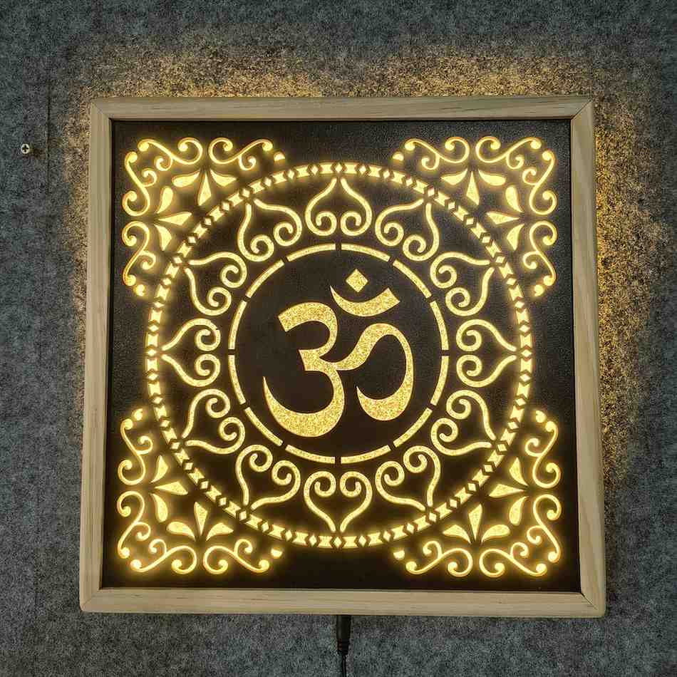 OM Wall Hanging Lighting Frame thumbnail 2