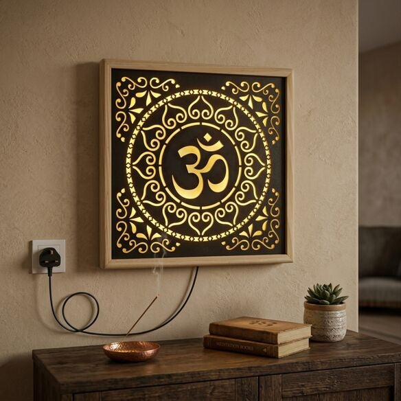 OM Wall Hanging Lighting Frame thumbnail 7