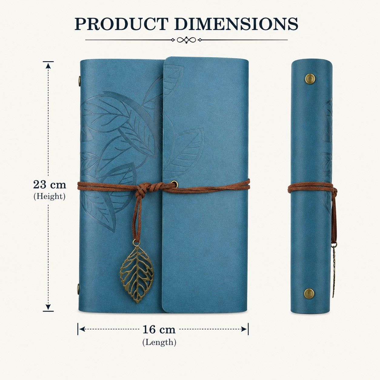 Premium Leather Diary Journal for Writing, Sketching & Travel thumbnail 2
