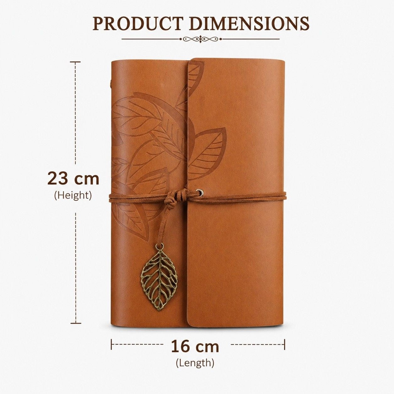 Premium Leather Diary Journal for Writing, Sketching & Travel thumbnail 2