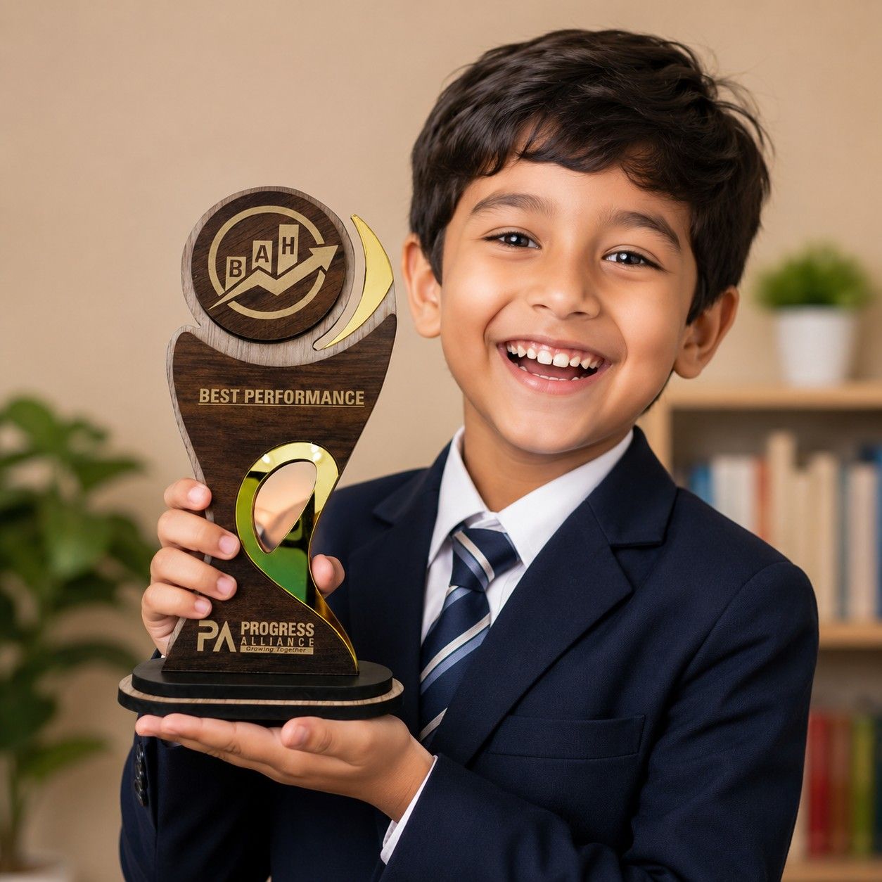 premium wooden trophy thumbnail 2