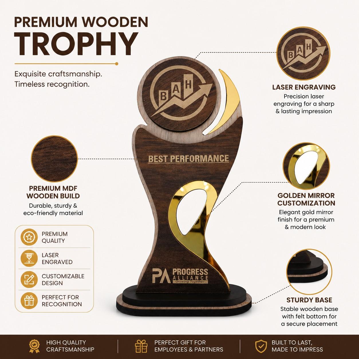premium wooden trophy thumbnail 4