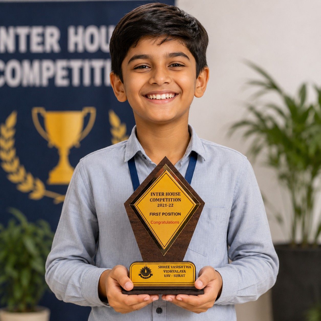 ustom Wooden Award Trophy thumbnail 2