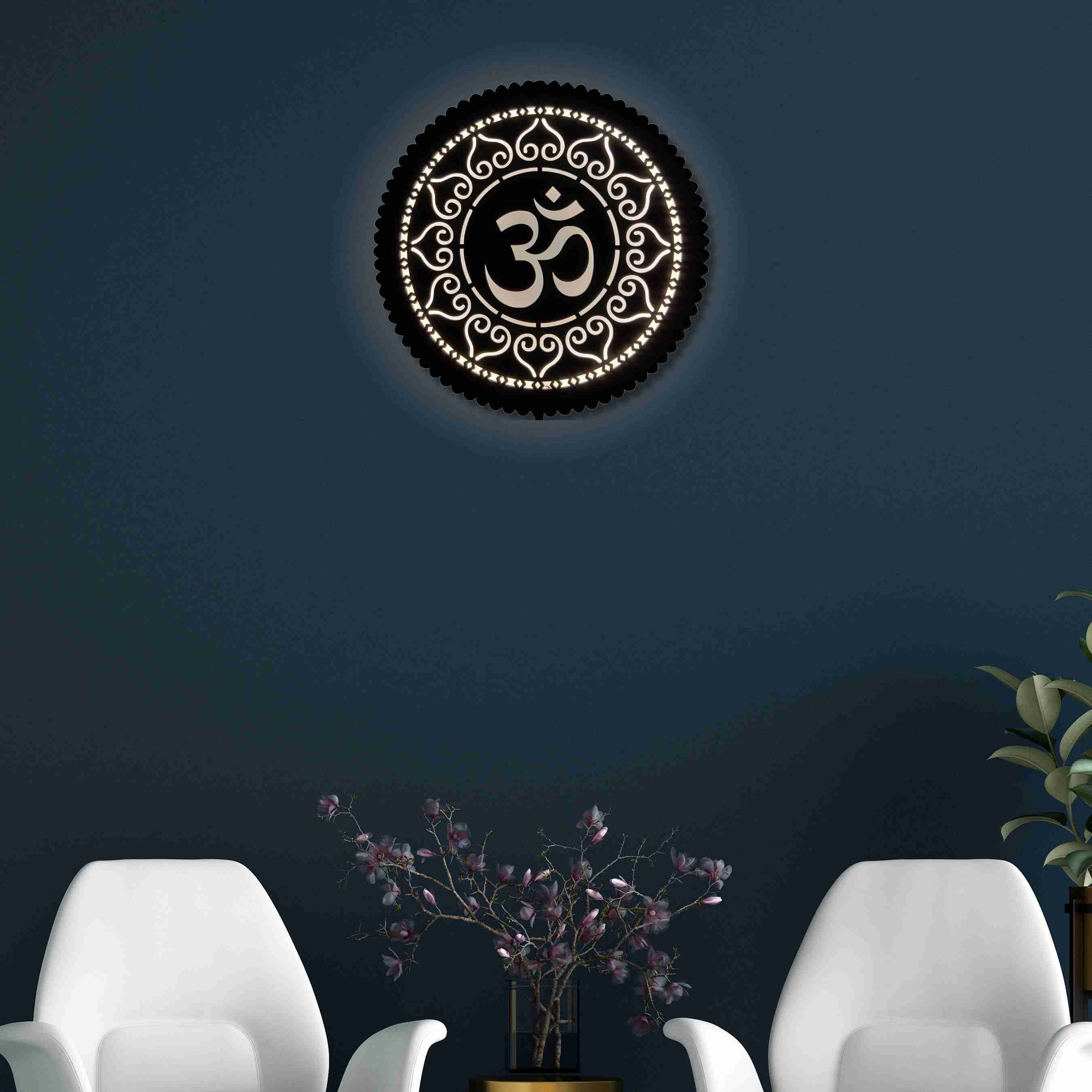 Wooden LED Wall Decor Lamp thumbnail 4