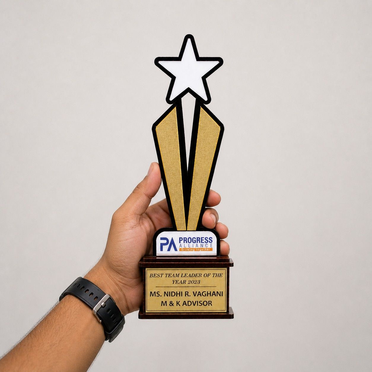 wooden MDF trophy thumbnail 2