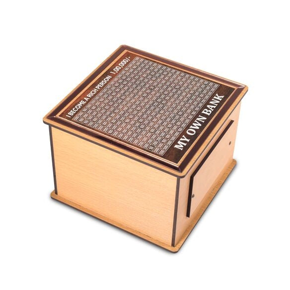 Money Bank Wooden with Savings Tracker thumbnail 7
